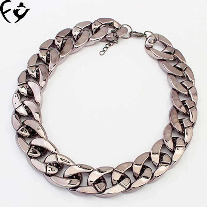 

European and American fashion jewelry simple all-match Chain Necklace