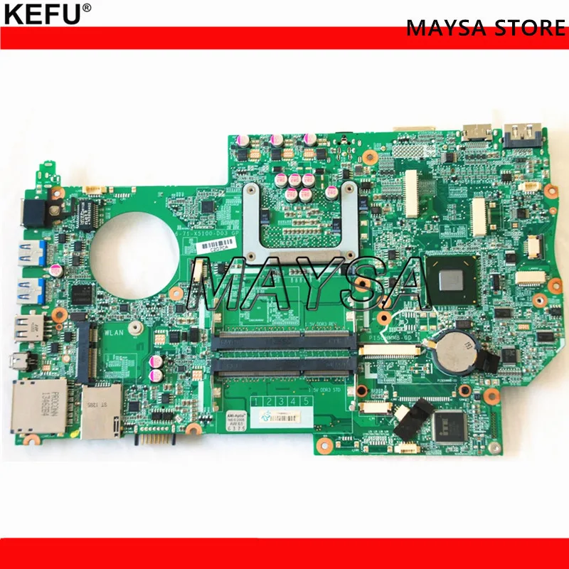 Материнская плата для ноутбука 6-71-X5100-D03 GP для CLEVO P150HM P151HM материнская плата работают отлично