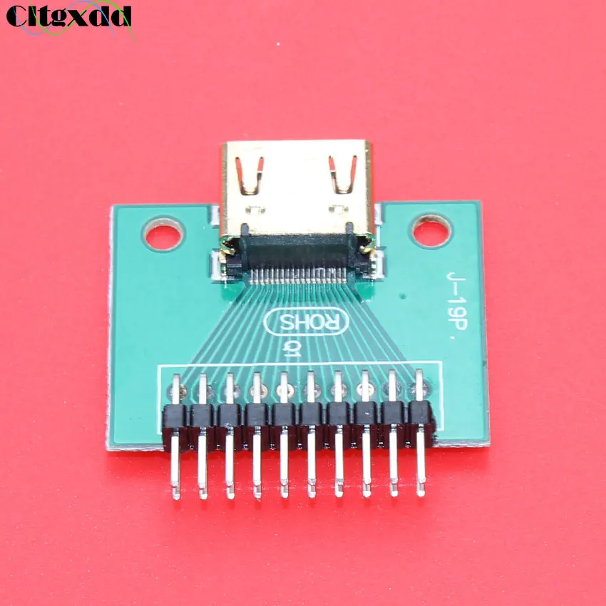 Cltgxdd 1 шт. позолоченный HDMI Тип 19Pin печатная плата соединительные провода