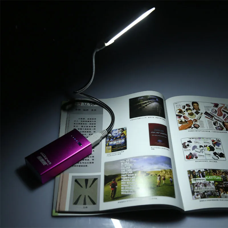 21 СИД 5730 SMD USB светильник для книг светодиодный мини Ночная лампочка портативный