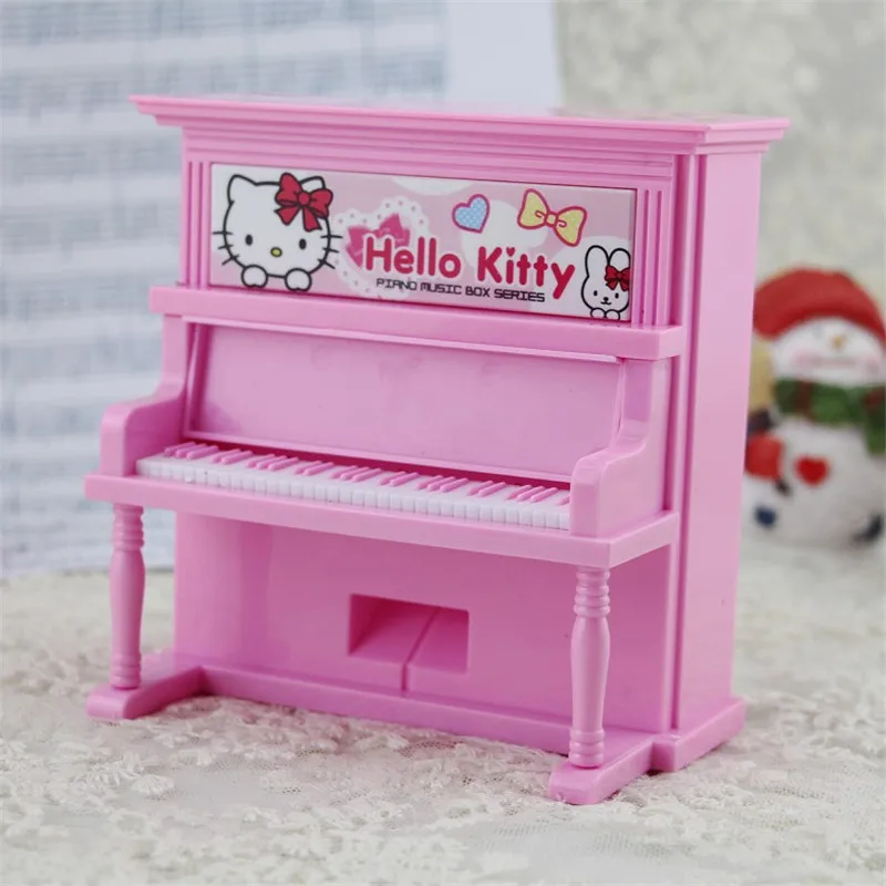 Винтажная музыкальная шкатулка для пианино в античном стиле танцев пластиковая