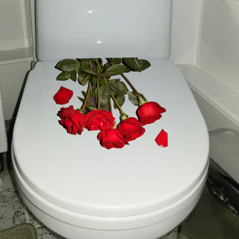 YOJA WC сиденье для унитаза Стикеры украшения стен на День святого Валентина с