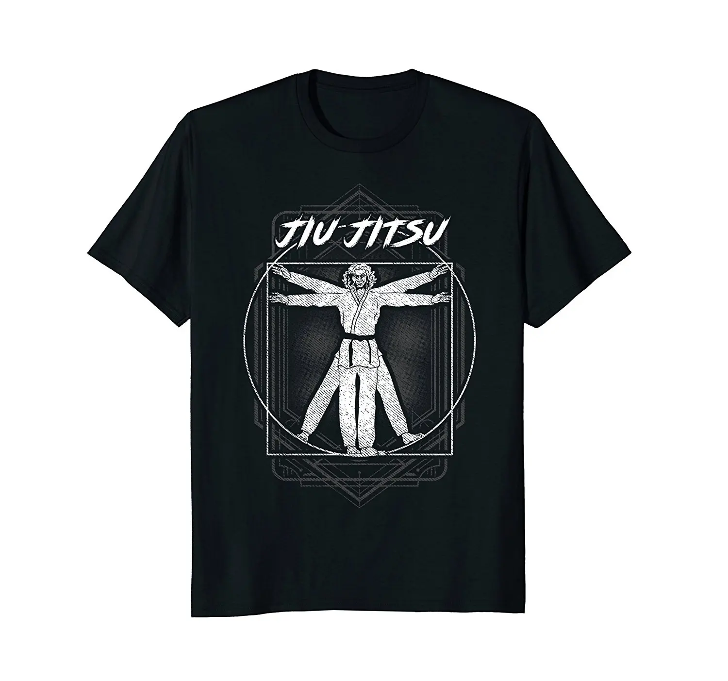 

Мужская футболка с рисунком Леонардо да Винчи Bjj