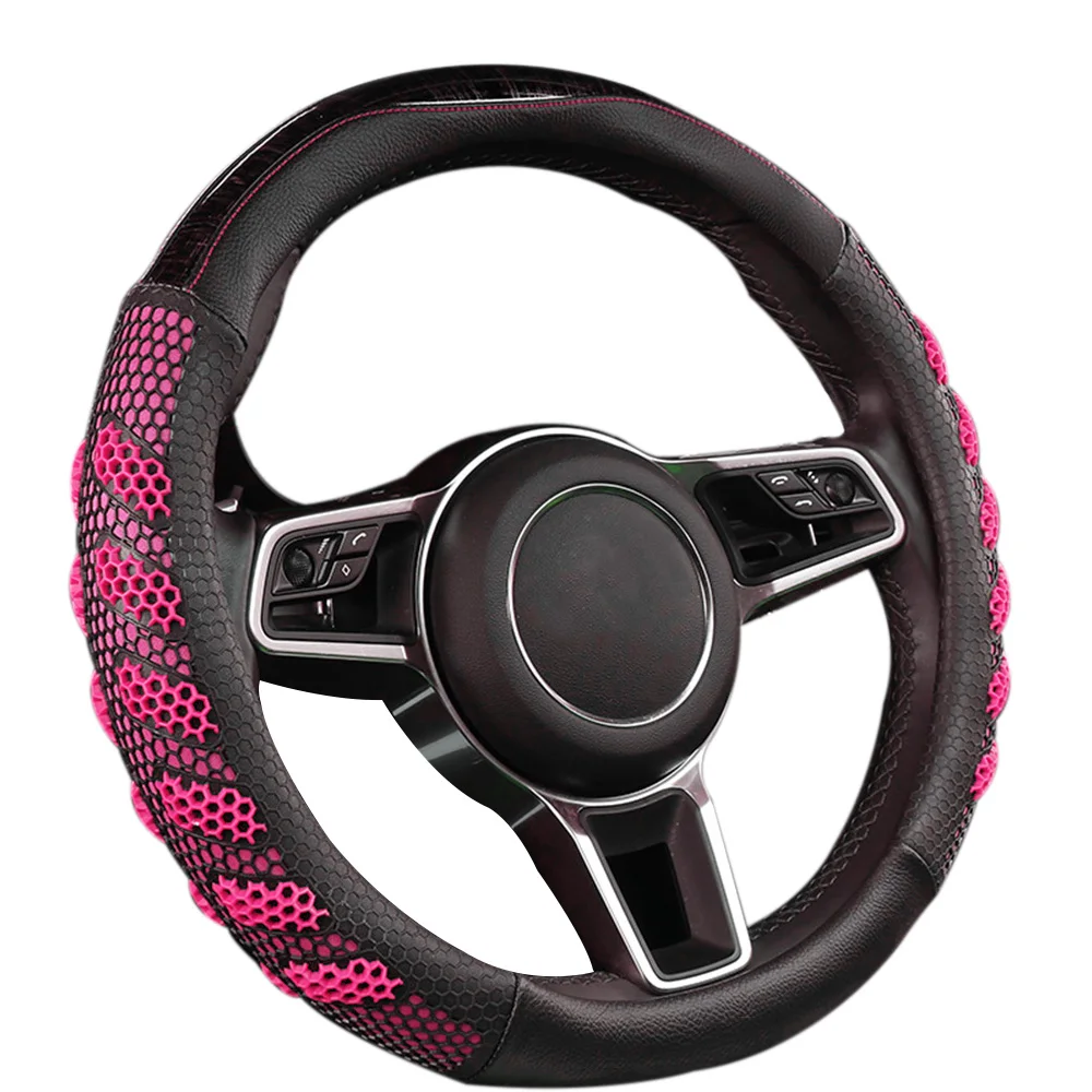 

GLCC Universal Car Steering Wheel Cover Non-slip Fashion Design 38cm Automobile Steering Wheel Cover for Car Styling