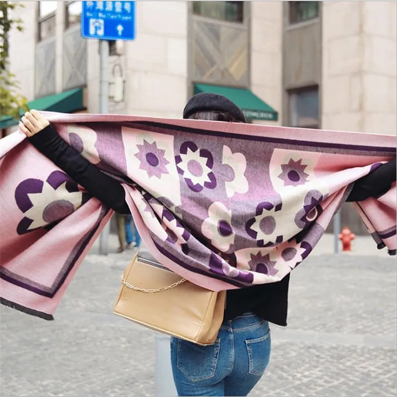 Для женщин пашмины платок на зиму и весну женские шарфы палантин шаль среднем