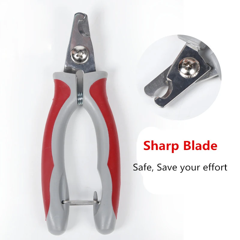 Professional Sharp Blade Safe Reassuring Pet Nail Scissors Cutter For Dogs Cats Free Shipping Giveaway Of File | Дом и сад