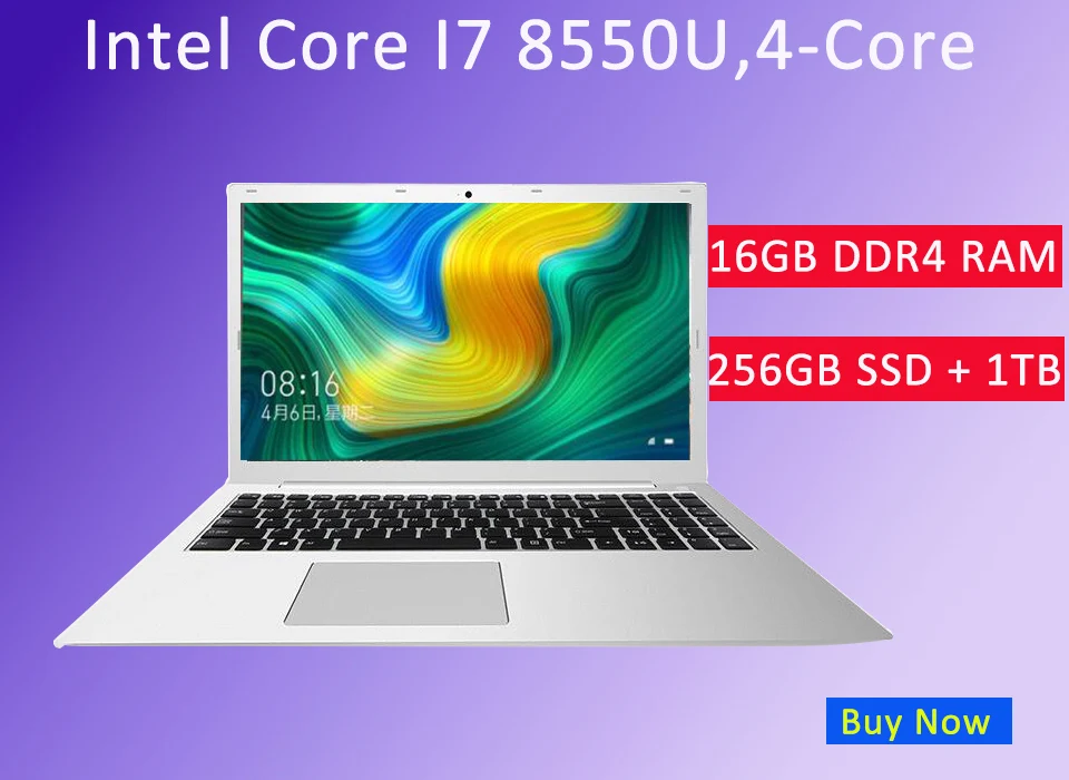 GMOLO 15,6 I3 5005U 8 ГБ 512 ГБ/256 ГБ SSD 15,6 дюймов 1920*1080 безрамочный HD экран металлический игровой ноутбук