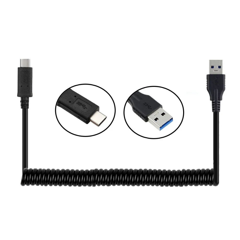 Эластичный Внешний USB 3 1 Type C к 0 A Кабель для передачи данных планшета телефона и