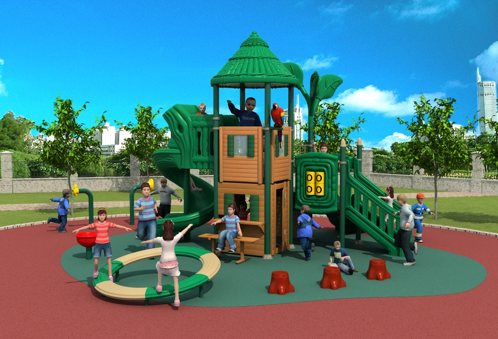 Школьный/детский сад/парк/местность наружная пластиковая комбинированная горка