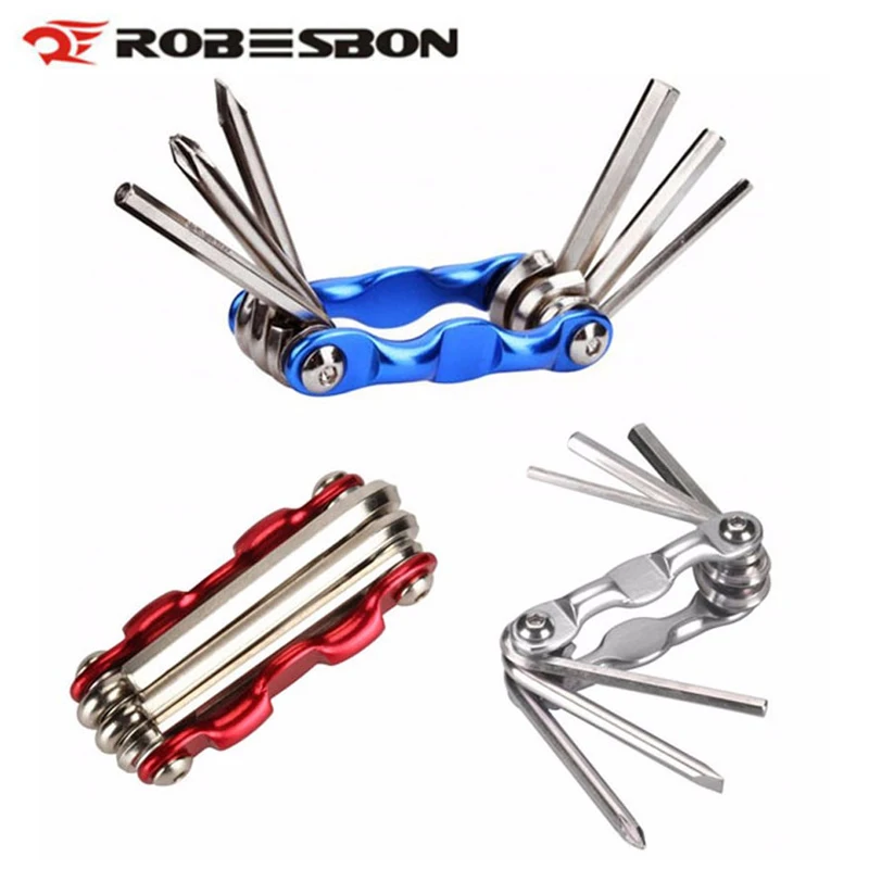 

Portable 6 in 1 Bicycle Tools Sets Mountain Bike Cycling Multi Repair Tool Kit Socket Head Wrench MTB Bike Screwdriver Tool