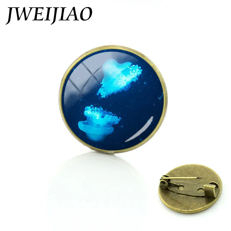 JWEIJIAO второй сезон &quotThe Bule Planet&quot Ocean Life Thing Броши синяя Китовая брошь булавки