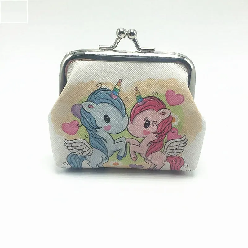 My Little Pony/ Кошелек для монет для девочек с единорогом, с пряжкой, женские короткие портмоне, кошелек хранилище, сумка