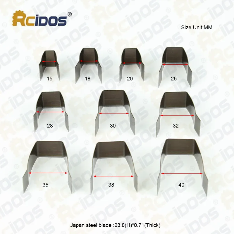 RCIDOS DIY ручной работы кожаный ремень V Дырокол в форме резак Квадратный концевой