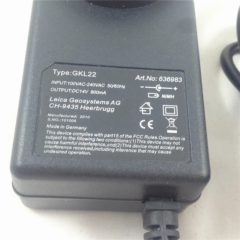 GKL22 зарядное устройство 5-контактный разъем для LEICA GEB70 GEB77 GEB187 GEB171 батарея ЕС размеры(США