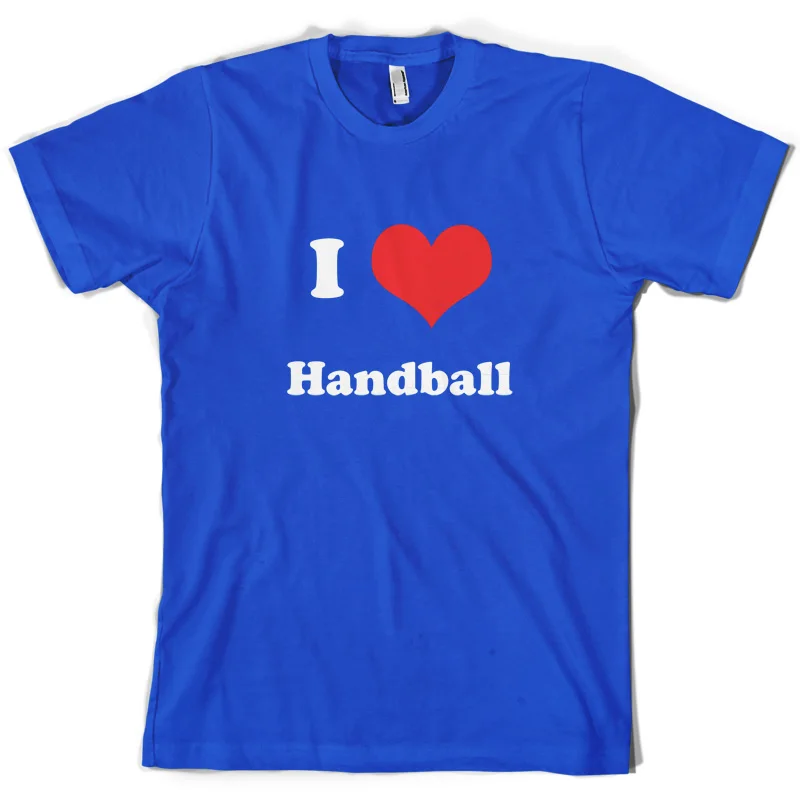 I Love Handball-Мужская футболка-10 цветов-Бесплатная доставка в Великобританию! Мужская