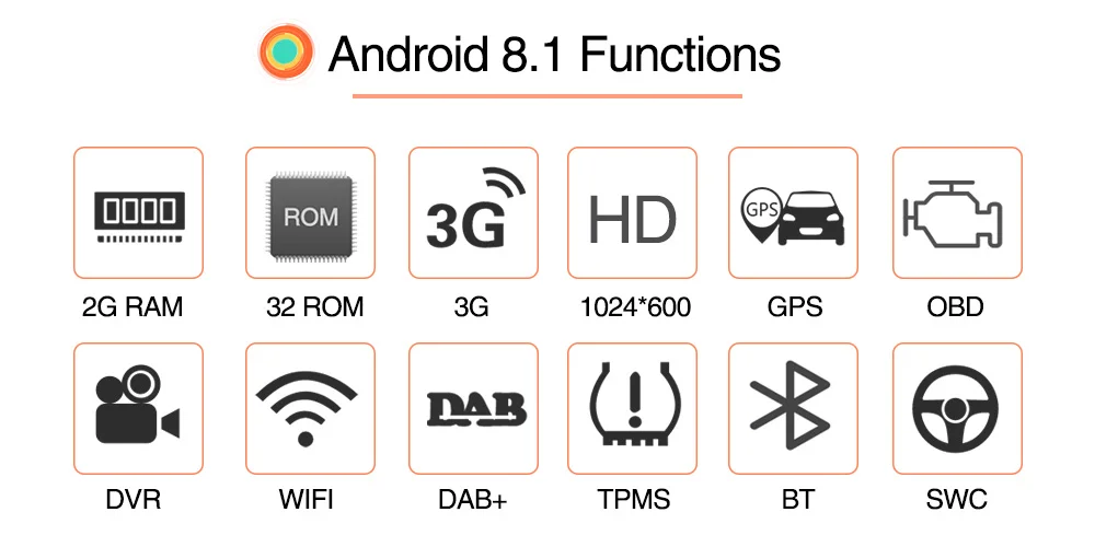 NaviFly 2Din универсальный Android 8,1 Автомобильный gps RDS Cassete для Nissan Toyota peugeot KIA Автомобильный Радио bluetooth ipod 4G wifi DVR камера