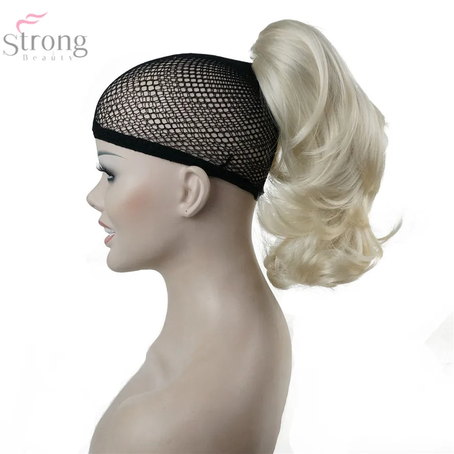 StrongBeauty, заколка-коготь, конский хвост, Hairpiec, короткие прямые волосы двойного назначения, синтетические волосы для наращивания