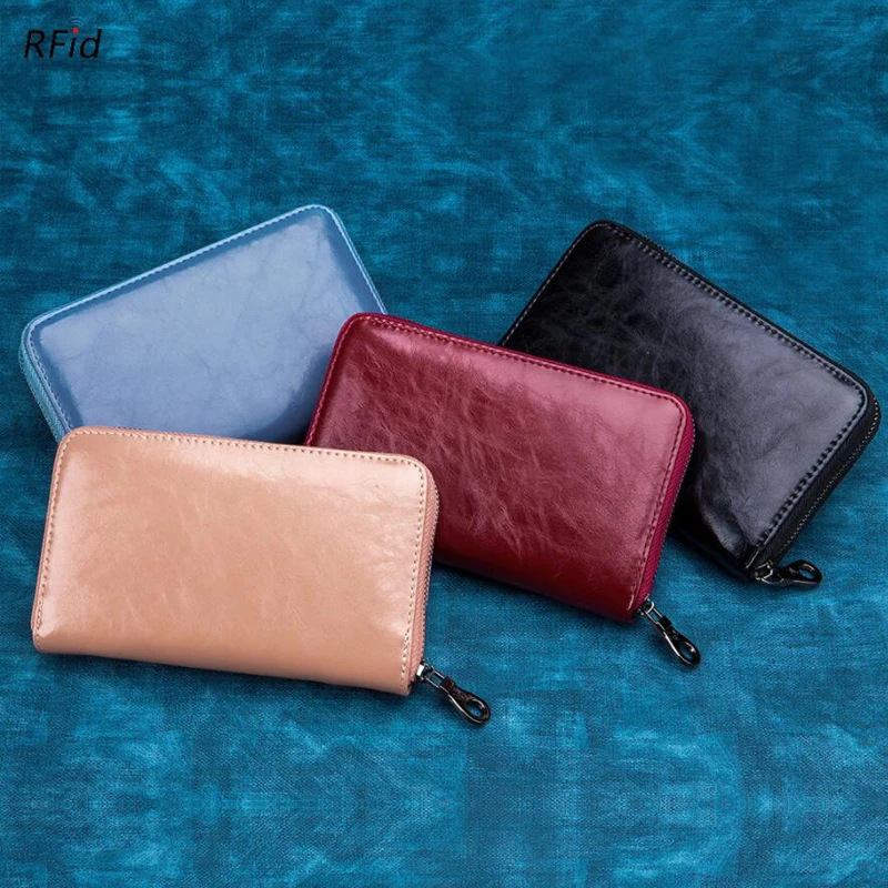 Кошелек для мужчин и женщин из спилка с 24 отделениями карт|Мужские кошельки| |