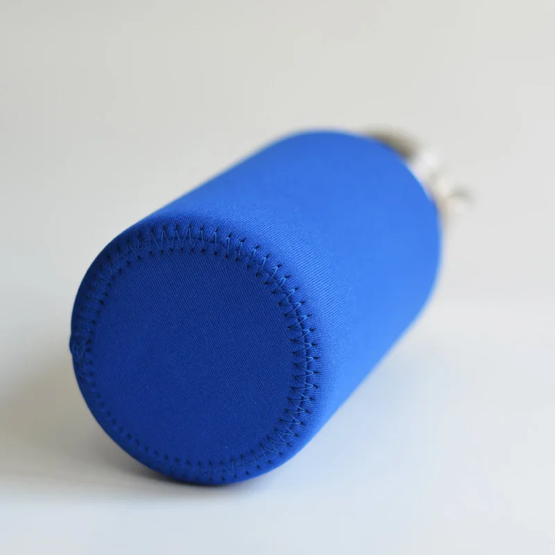 Спортивная фляжка из нержавеющей стали Бамбуковая крышка с рукавом для пеших