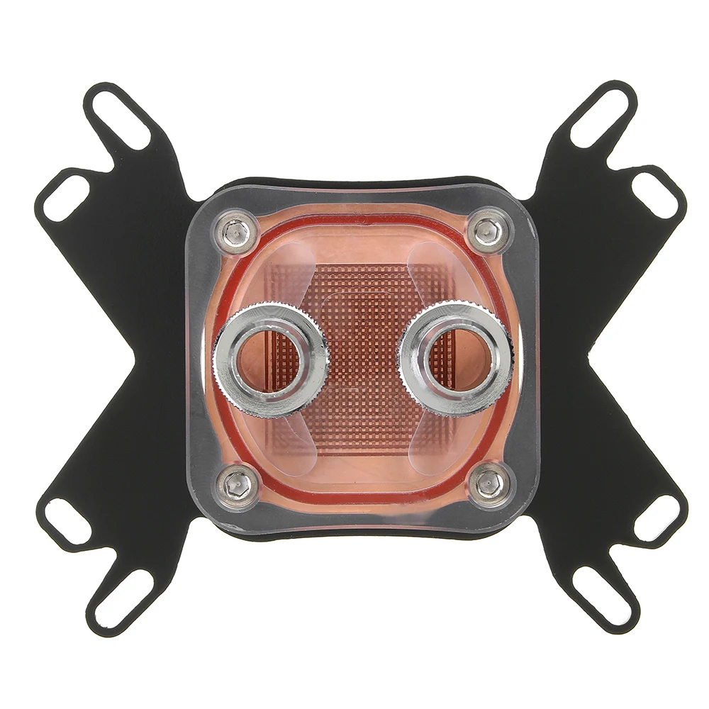 Fancier медный кулер для процессора водяное охлаждение водяной блок Intel LGA 1155 2011 AMD AM4