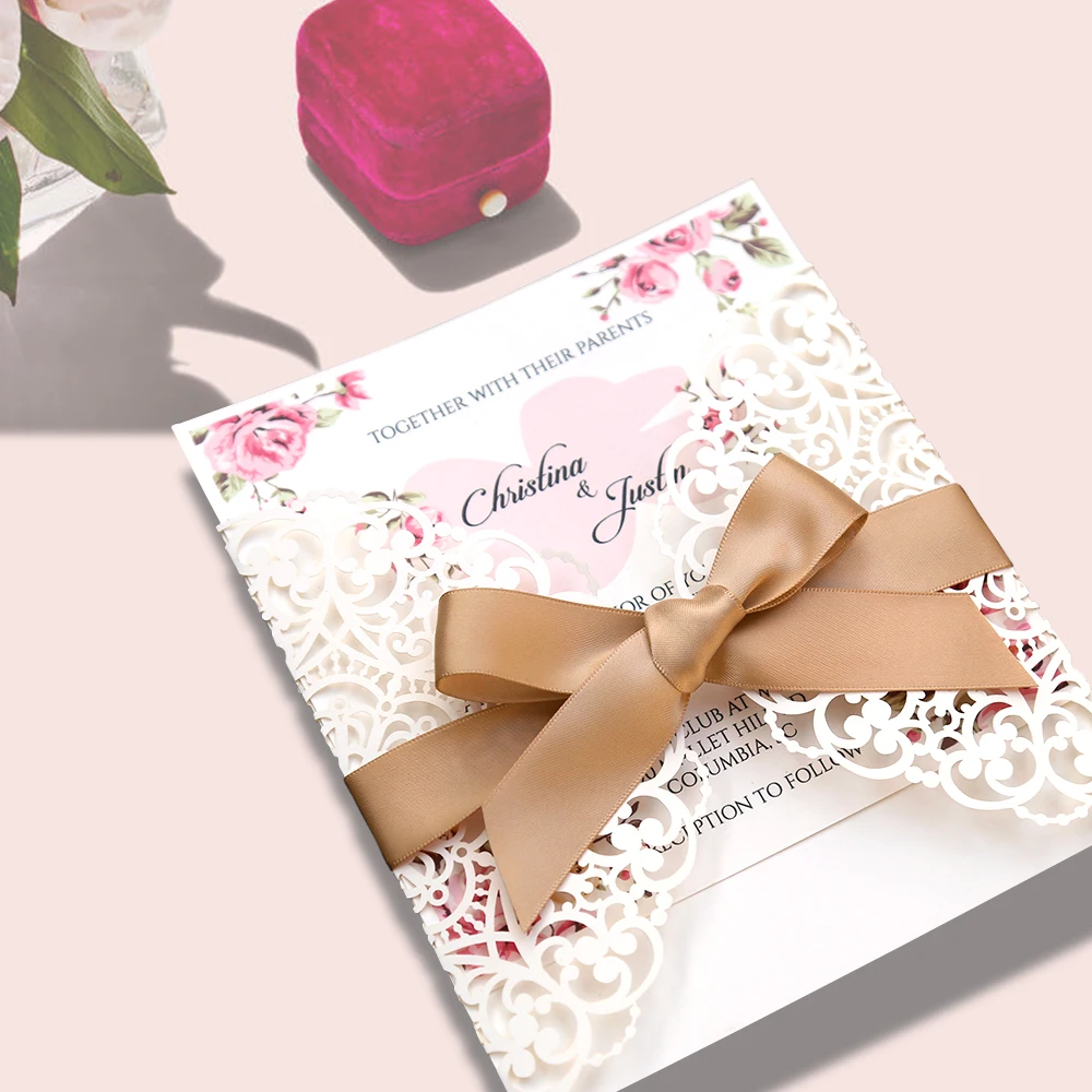 1 шт. квадратная пригласительная открытка для невесты детский душ день рождения