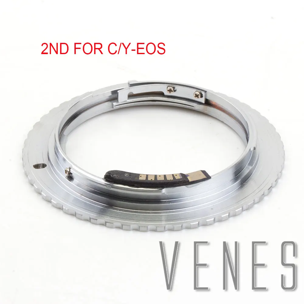 Venes для C/Y-EOS 2-го поколения обновление диафрагмы AF Подтверждение адаптер Contax Yashica CY Крепление объектива к Canon(D) SLR камера
