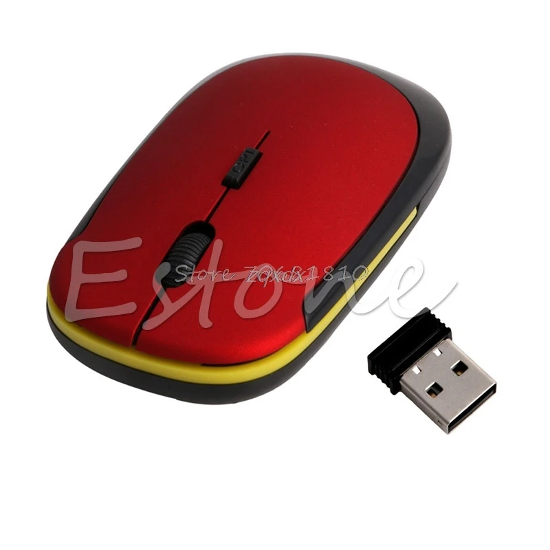 Мини USB беспроводная мышь 2 4G ультратонкая оптическая нано приемник для ноутбука