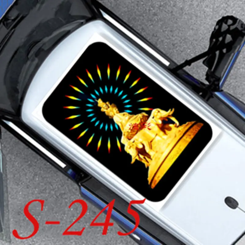 S245 Для Geely Atlas, Boyue, NL3, SUV, Proton X70, Emgrand X7 Sports, наклейка на люк автомобиля - Цвет: S245