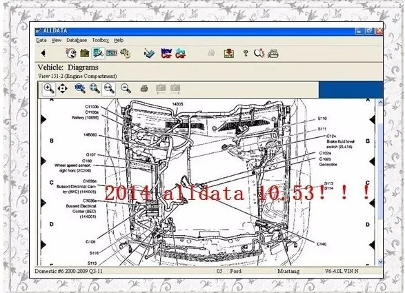 Г. Лидер продаж Alldata 10.53+ Митчелл по требованию авто ремонт программного обеспечения в 750 г внешний жесткий диск