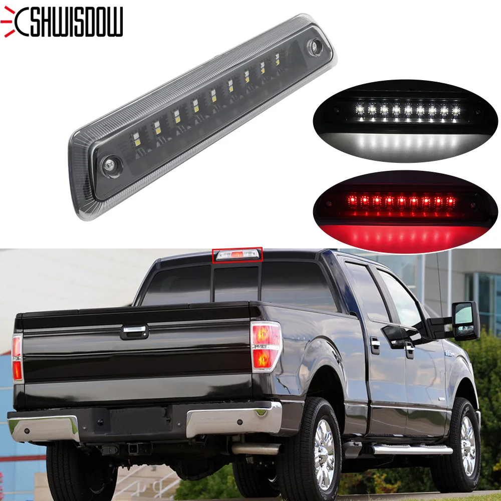 Для 2009 2014 Ford F150 светодиодный 3rd стоп светильник сигнал заднего хода дыма/Clear для F