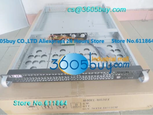 

New 1u Computer Case Pc Size Motherboard 3 Hard Drive 1u Server Industrial Computer Case Belt 4 Fan