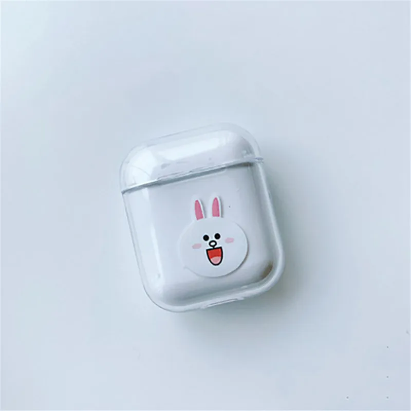 style 20 Для airpods чехол милый роскошный модный прозрачный жесткий чехол для Air Pods чехол Bluetooth беспроводные наушники для AirPod 2 Чехол - Цвет: style 20