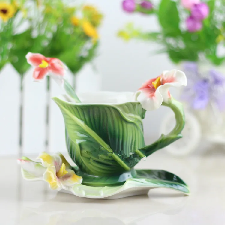 Новое поступление подорожная кофейная чашка цветная эмалированная фарфоровая