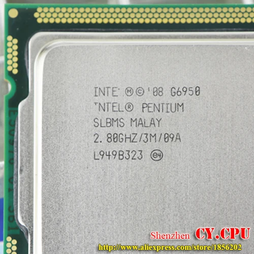 Pengiriman для процессора Intel Pentium G6950/2,93 ГГц/LGA1156/3 МБ/двухъядерный/pengiriman