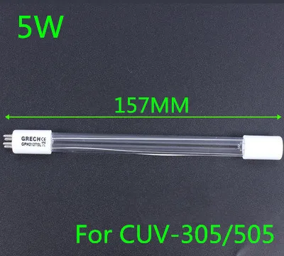 SUNSUN аксессуары для аквариумного фильтра УФ бактерицидная лампа HW-504B 505B 507B 508B CUV серия уф бактерицидная УФ-лампа фитиль 9 Вт/5 Вт/3 Вт - Цвет: 5W