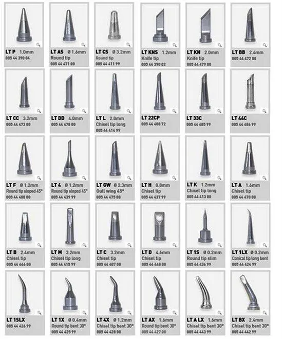 FEORLO 5 шт./лот WSP80 Универсальный паяльный наконечник для Weller LTKN LTO LTA LTB LTC LTBB LTM LTS LTK