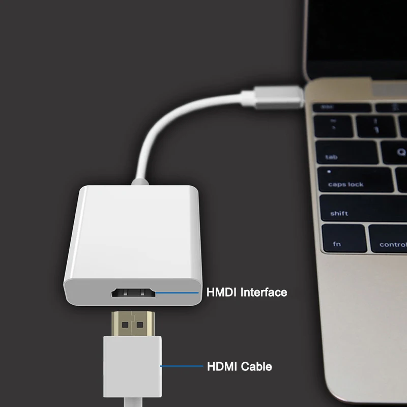 Aikexin USB C к HDMI кабель Тип (Thunderbolt 3 совместимый) 1 концентратор адаптер для Macbook Chromebook