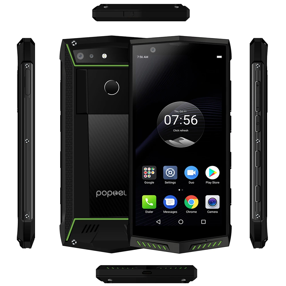 Poptel P60 смартфон с 5 7 дюймовым дисплеем восьмиядерным процессором Helio P23 5000 мАч ОЗУ 6