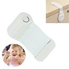 10 шт. безопасный пластиковый замок для защиты от детей, шкаф, дверь, ящики, холодильник, туалет, блокираторы, дети, забота о ребенке, ремень безопасности