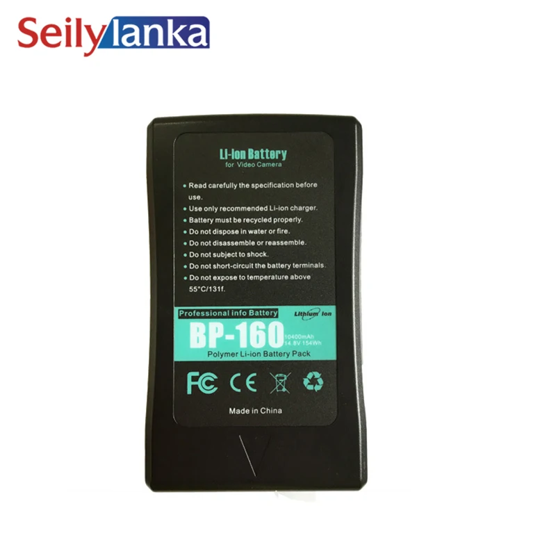 10400mAh for sony BP-160 BP160 Digital camera battery Camcorder HDCAM-DR:SRPC-1 SRW-1 HDW-250 HDW S280 730 730S 750 790 F900 | Электроника