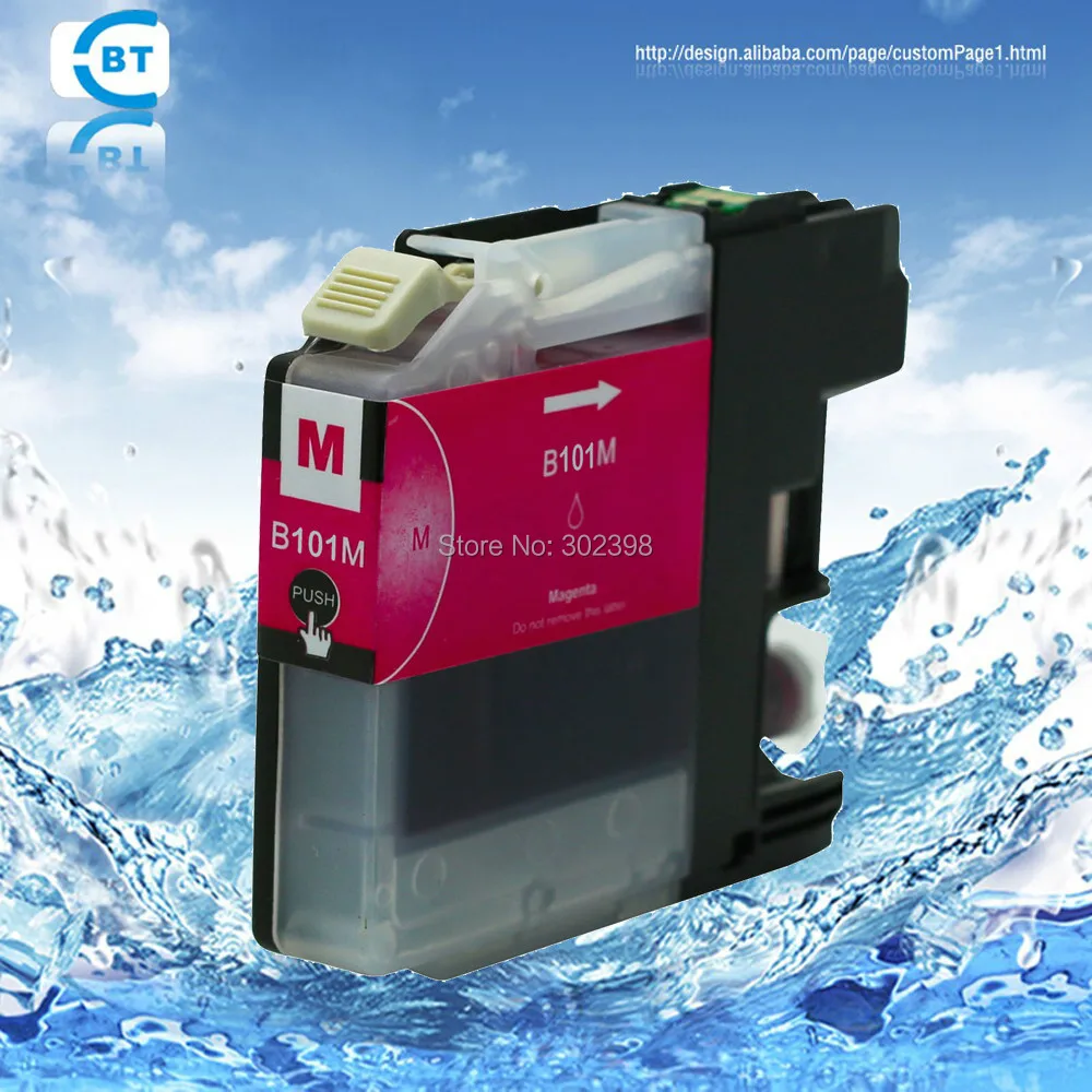 4 шт. совместимый картридж brother LC101 для фотографий/J450DW/J470DW/J475DW принтер|ink cartridge|brother