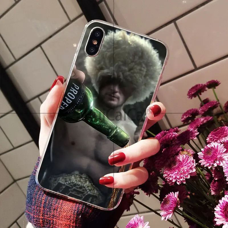 Ruicaica khabib nurmagomedov UFC Новый чехол для телефона Fundas Apple iPhone 8 7 6 6S Plus X XS MAX 5 5S SE XR