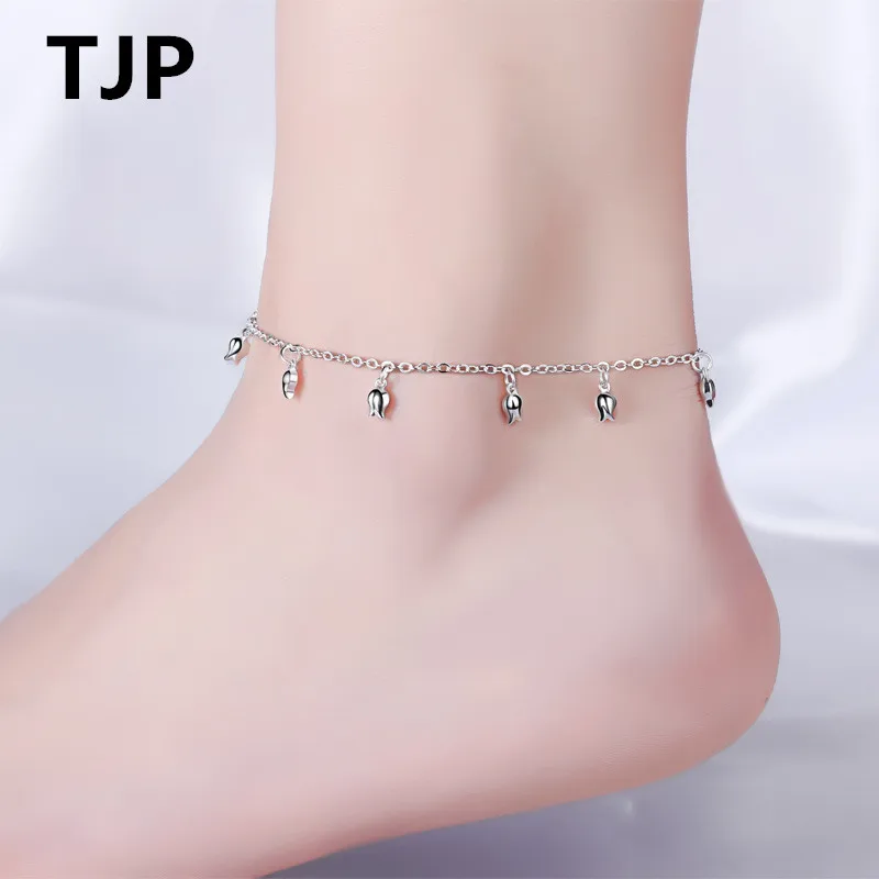 Модные женские браслеты TJP с серебряным покрытием ювелирные изделия популярный