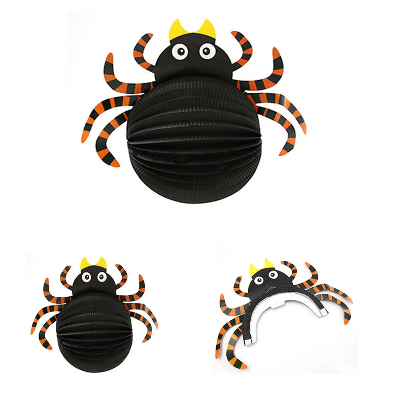 С надписью Happy Halloween Фонари игрушка Бытовая Украшения для детской поставки,,, 0aug1#1T3 - Цвет: E