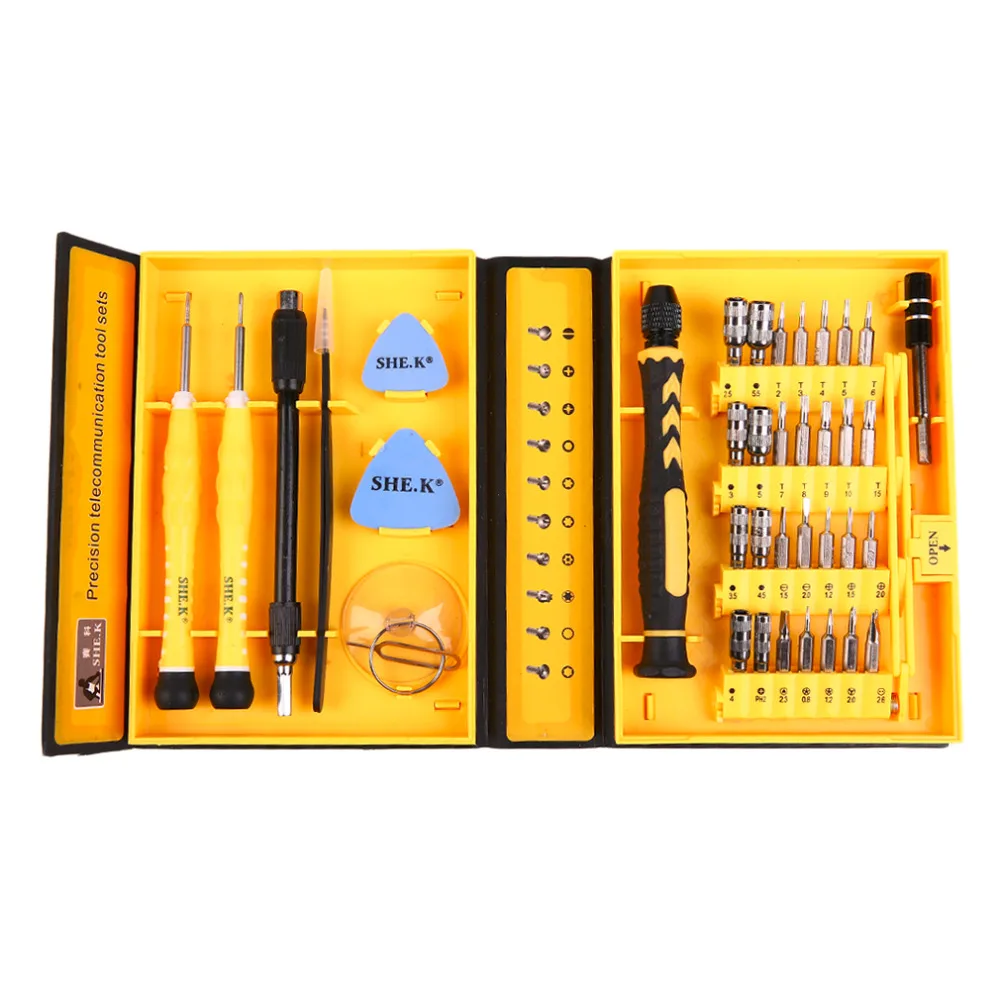 OUTAD Профессиональный 38 в 1 Набор отверток из легированной стали набор