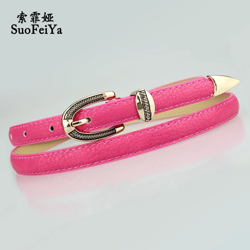 Buckle belts fall/winter new style women's Korean version of Joker fine ladies leather wholesale | Аксессуары для одежды