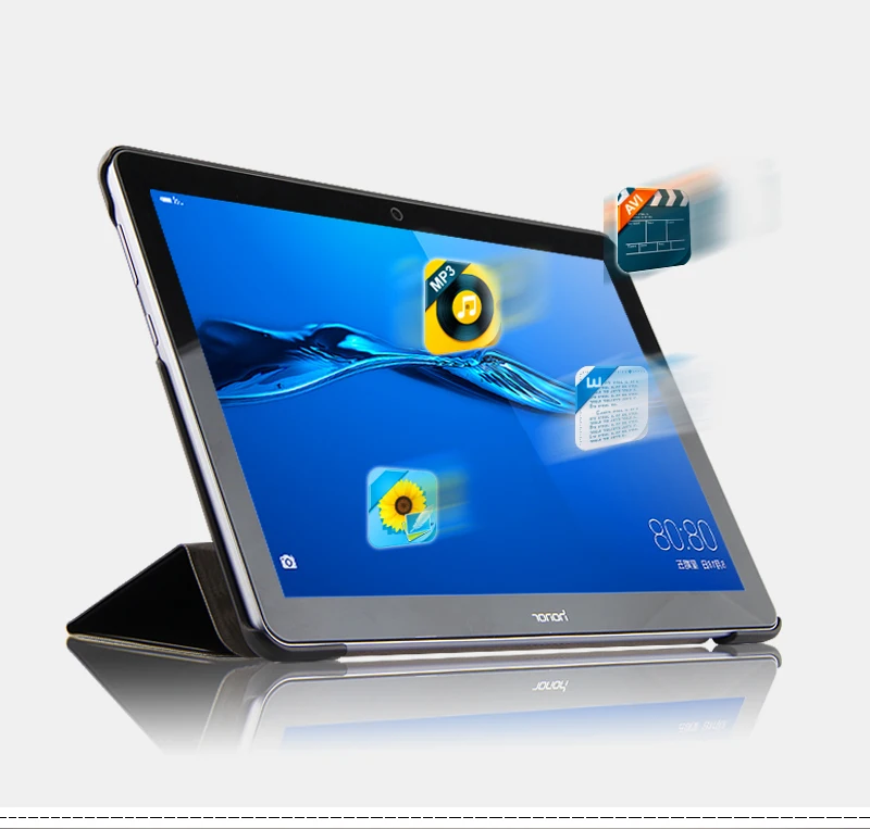 Ультратонкий чехол книжка из ПУ кожи 3 папка для Huawei MediaPad T3 10 AGS W09 L09 планшета|huawei