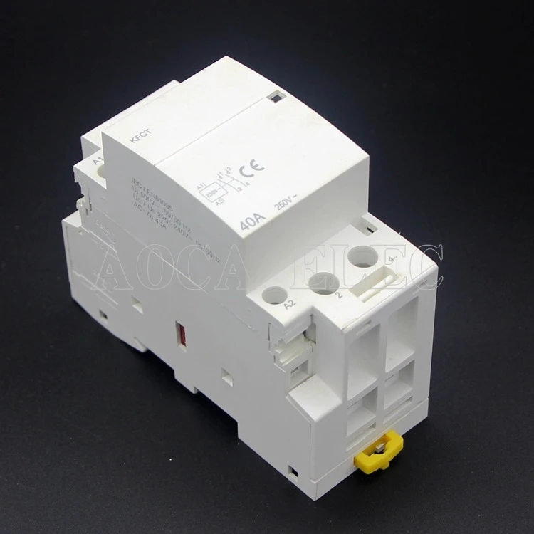 Контактор переменного тока 1P 25A 220V 50HZ Din rail бытовой ac Контактор В соответствии с стандартом 16A 20A 25A 32A 40A 63A 100A
