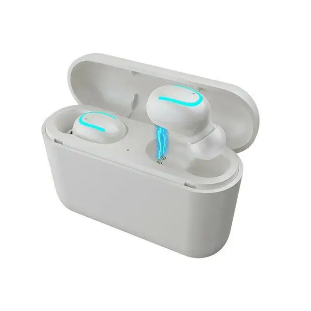 Kulaklik Q32 TWS Bluetooth наушники с микрофоном истинные беспроводные мини наушники стерео музыка гарнитура громкой связи Fone De Ouvido - Цвет: TWS WHITE