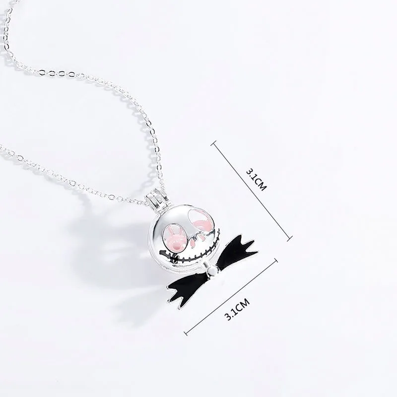 Лучшее жемчужное ожерелье, подвески для женщин, классика Ketting, мужские ювелирные изделия, серебряная цепочка, колье, Кошмар перед Рождеством, ожерелье Jack